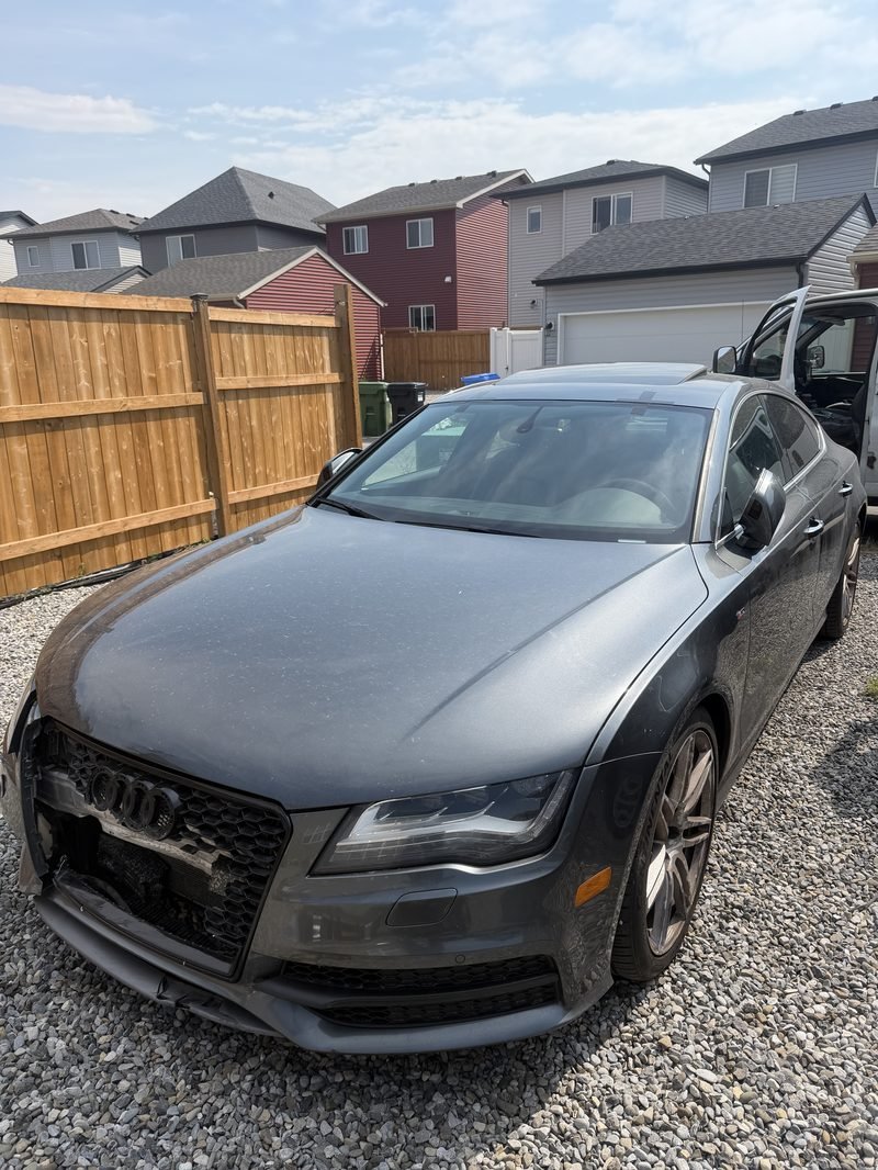 Audi A7. Driveway replacement.