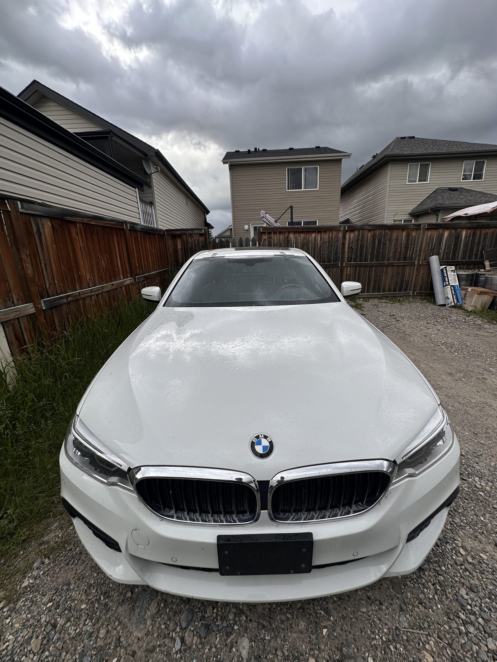 BMW 5 Series. Back-lane job.